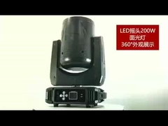 400W LED-straalwassen Bewegende hoofdrolverlichting met 10 DMX-kanalen